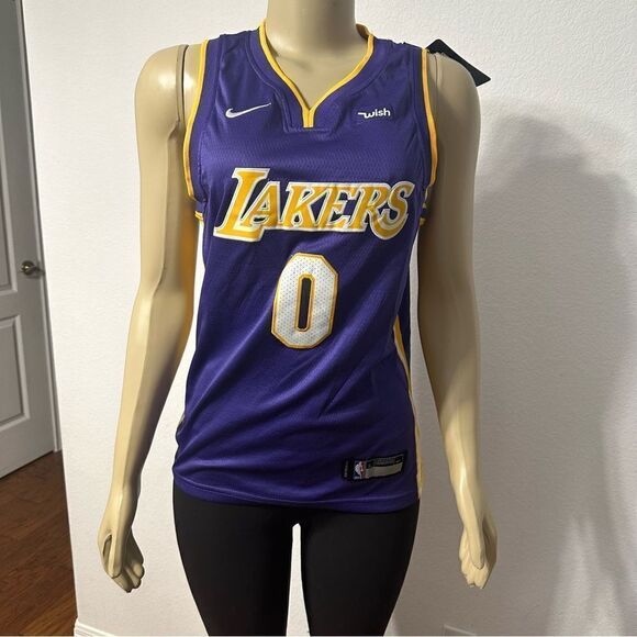 NWT! Nike Swingman Kyle Kuzma #0 Los Angeles Lakers Jersey Youth XL -Women Small - Picture 1 of 7